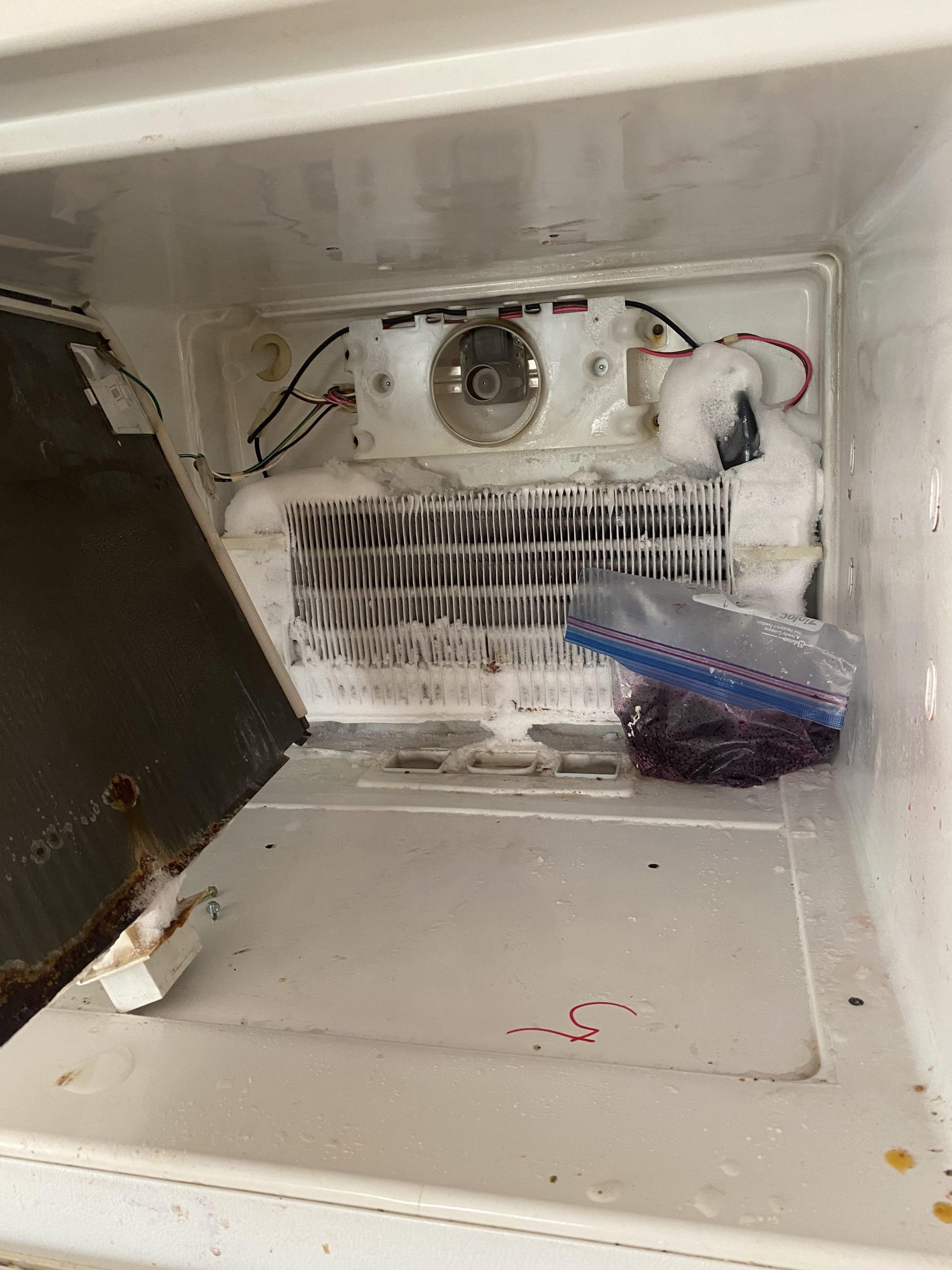 Defrost Freezer Coils With Hair Dryer