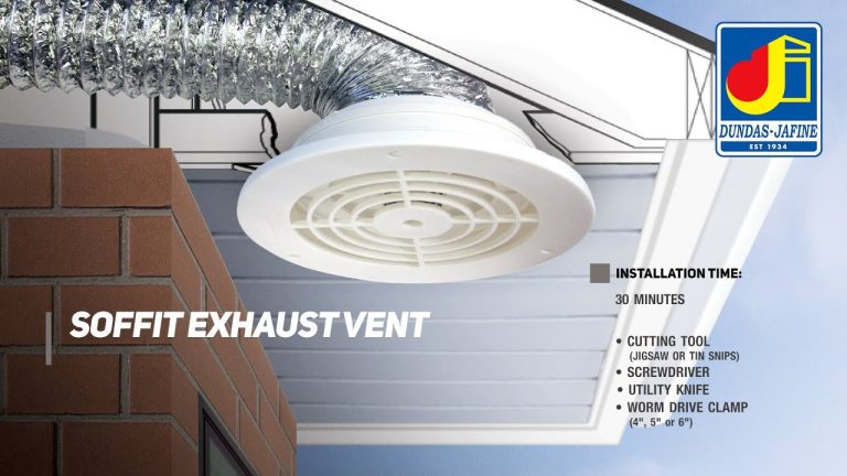 How to Install Range Hood Vent Through Soffit