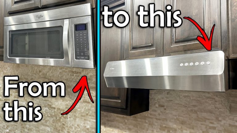 How to Remove Microwave And Install Range Hood